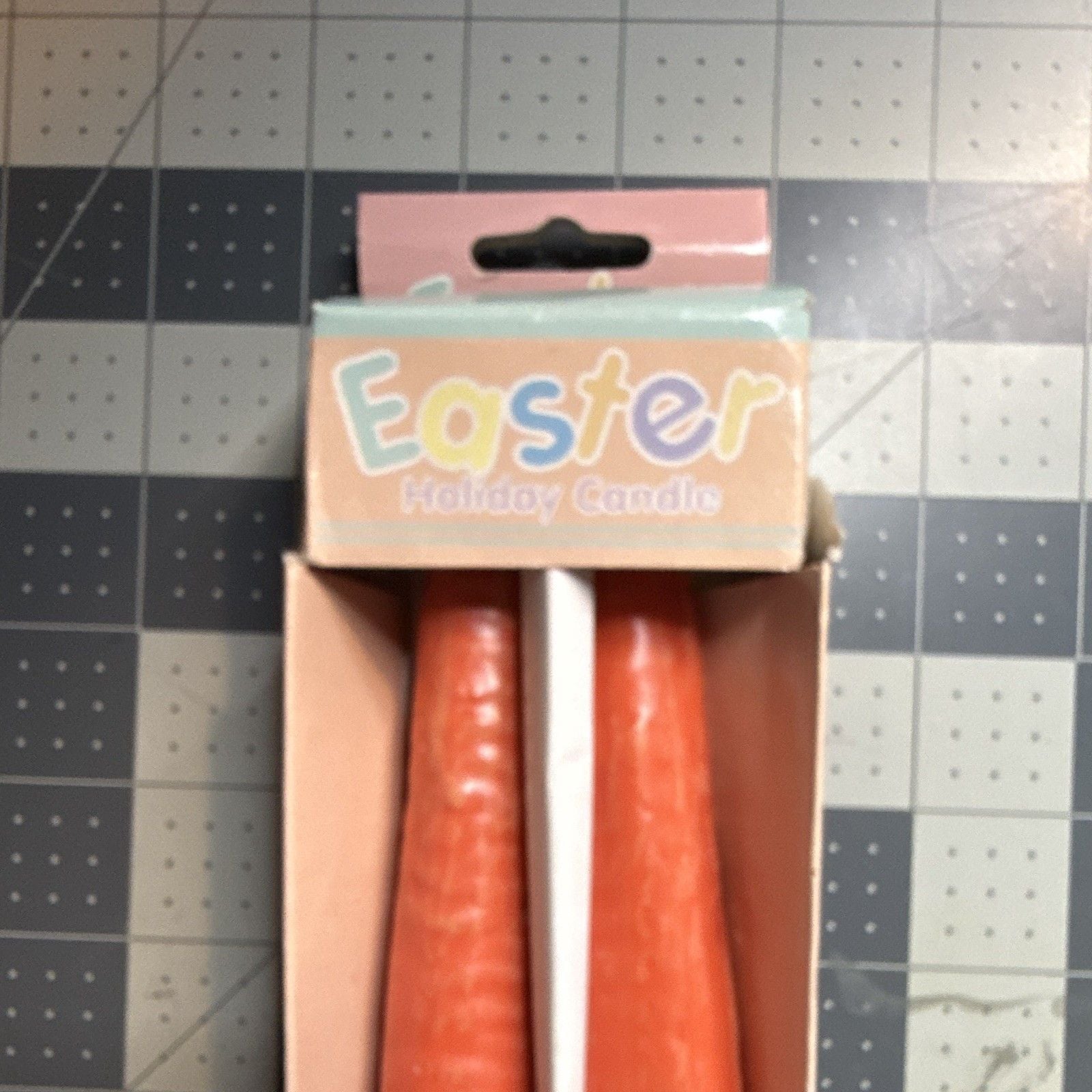 Amglo Inc. Easter Carrot Design Taper Candles 10 in, 2-Pack MPN 12962 2