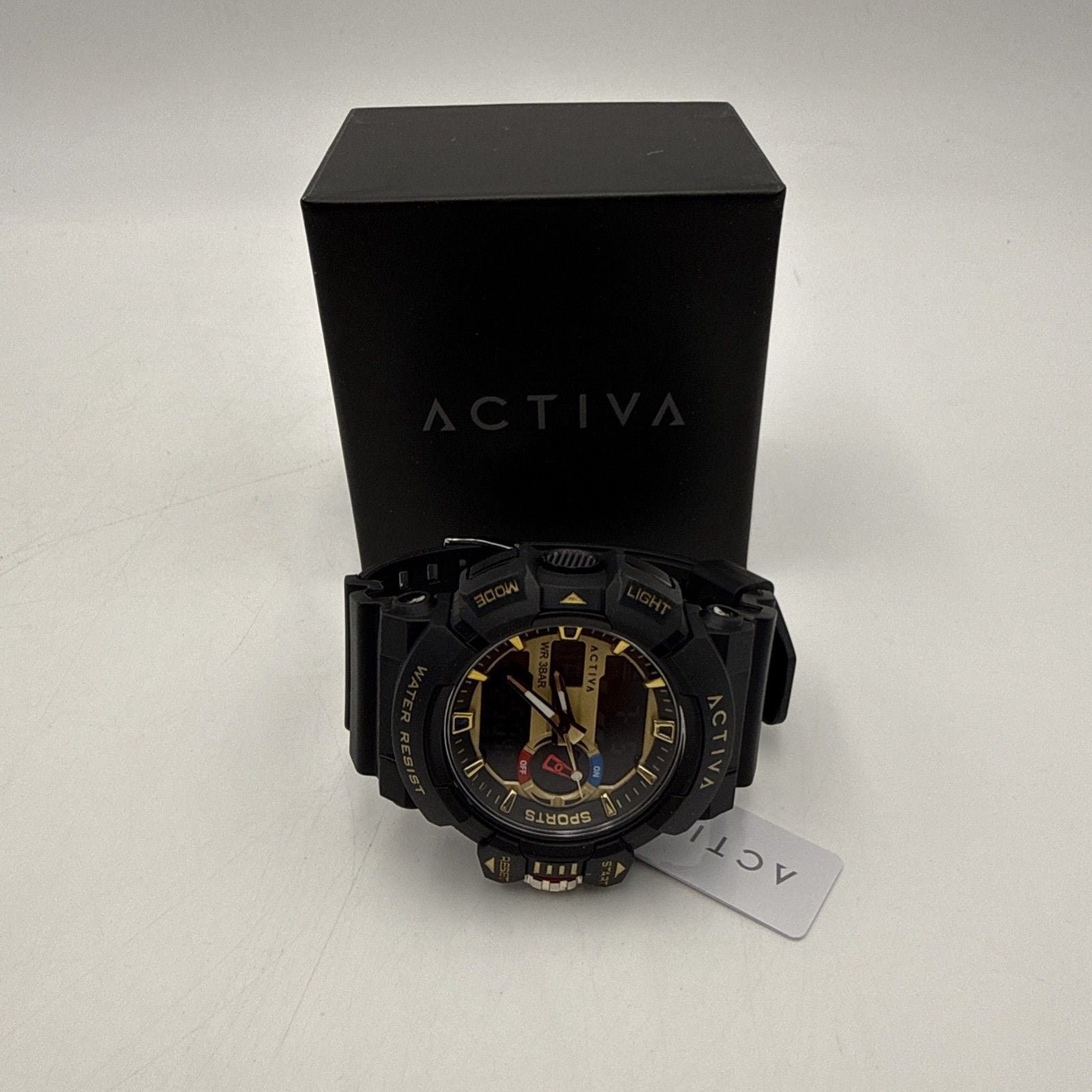 Activa Vord X Digital Men’s Watch Black 49mm ACW8043-002 New In Box 6