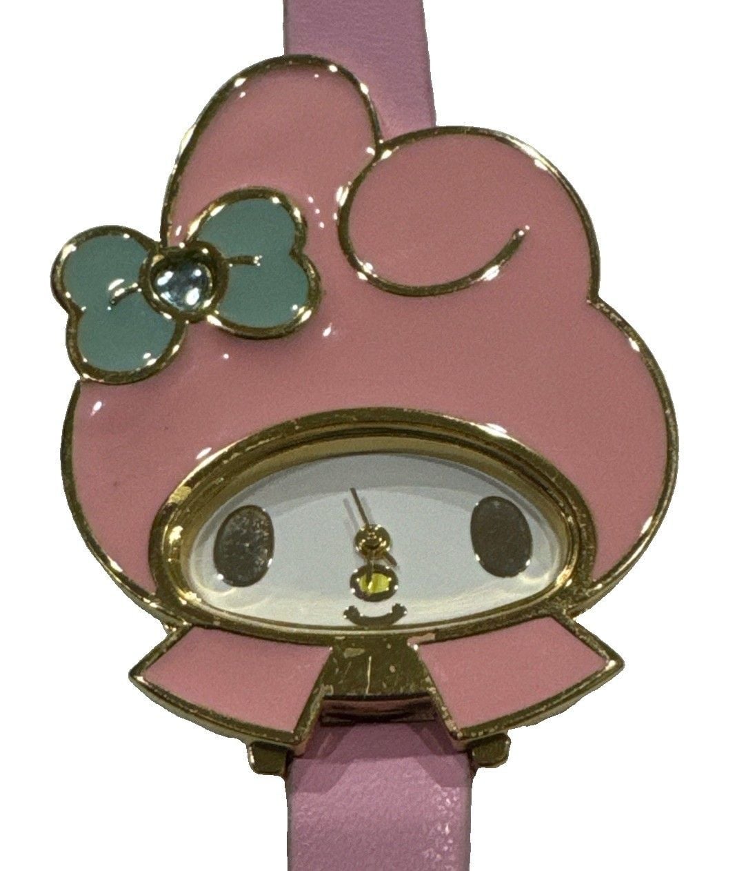 Sanrio My Melody Watch Japan import Hello Kitty Pink Band RARE Very Good 2