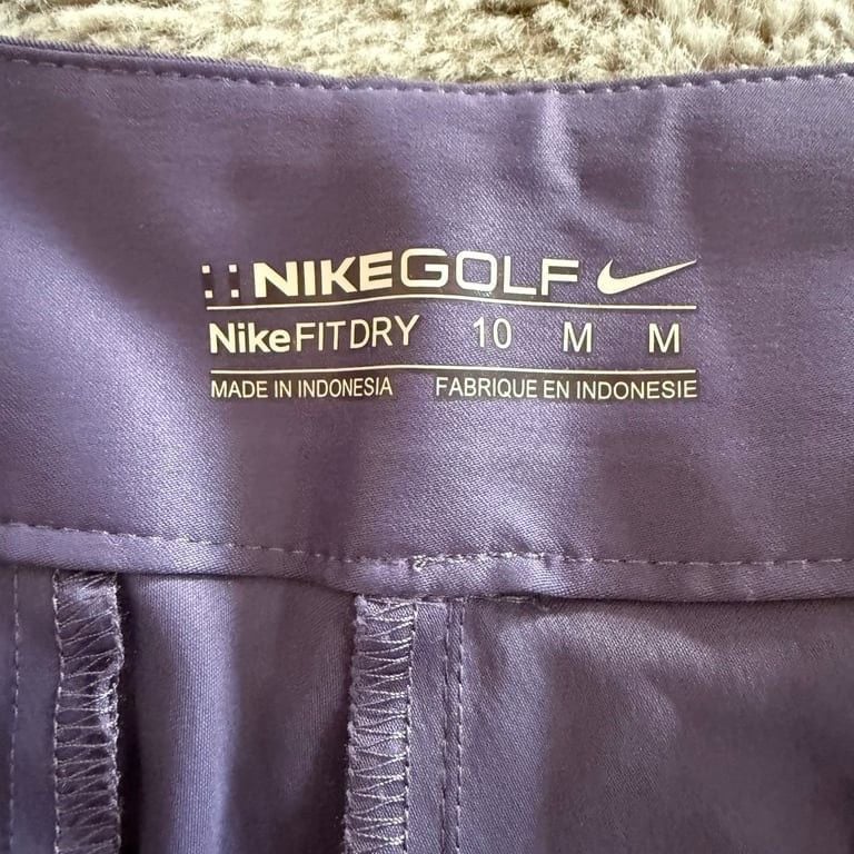 Nike FitDry Golf Shorts In Purple Size M Pocket Outdoor 11