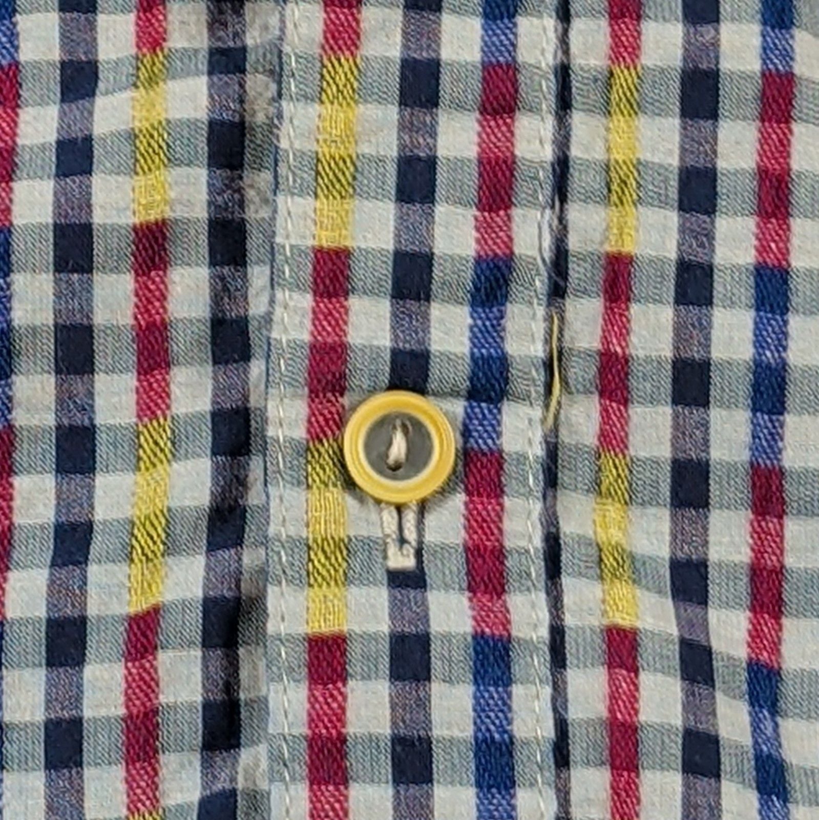 carbon2cobalt Men's 2XL Woven Cotton Long Sleeve Button-Up Multicolor Check 5