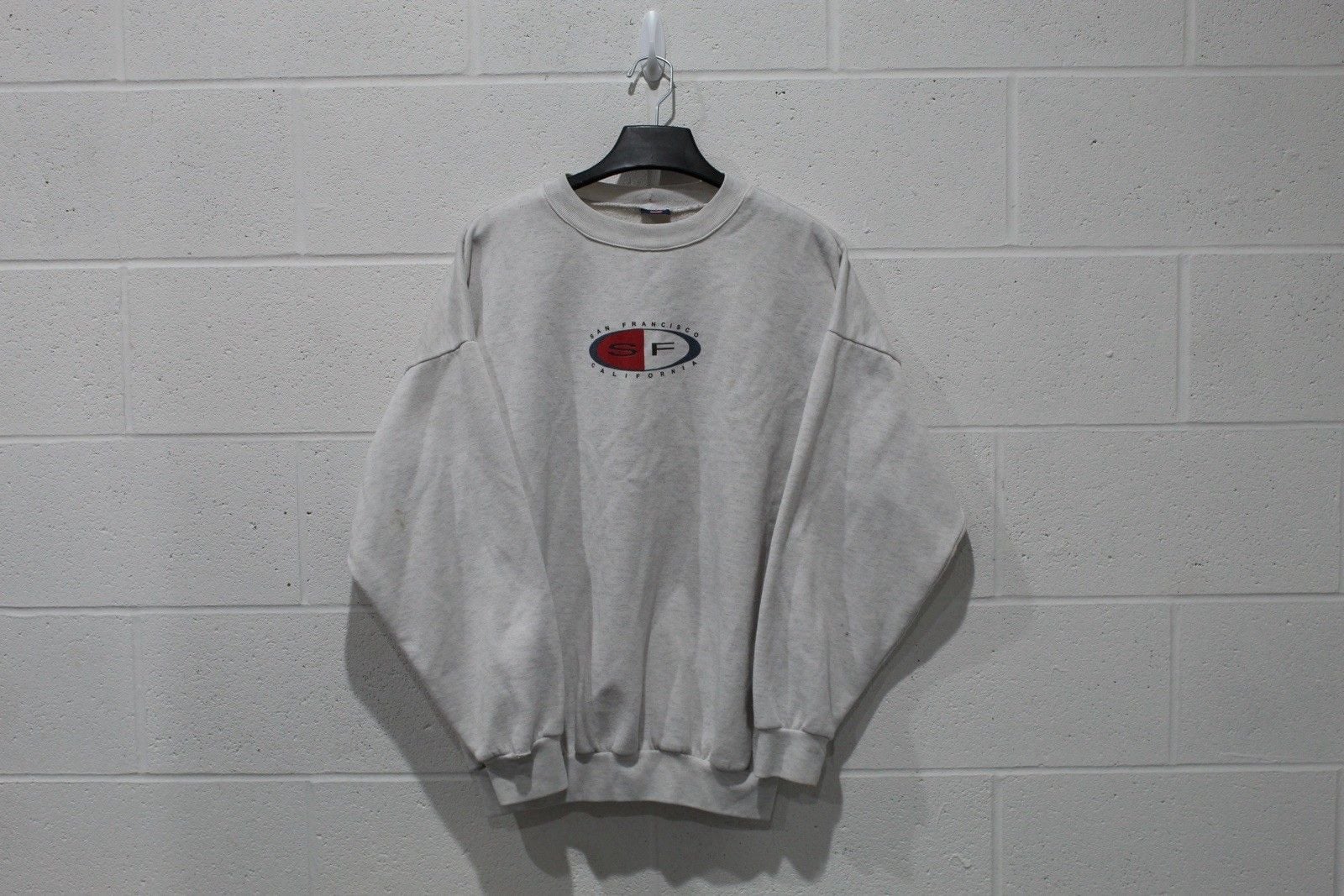 Vintage 1990s San Francisco California Crewneck Grey Size XL 2