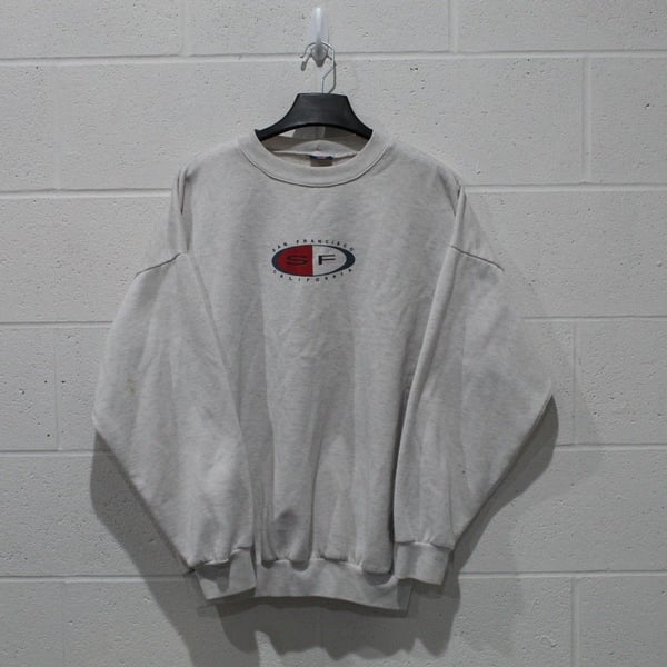 Vintage 1990s San Francisco California Crewneck Grey Size XL