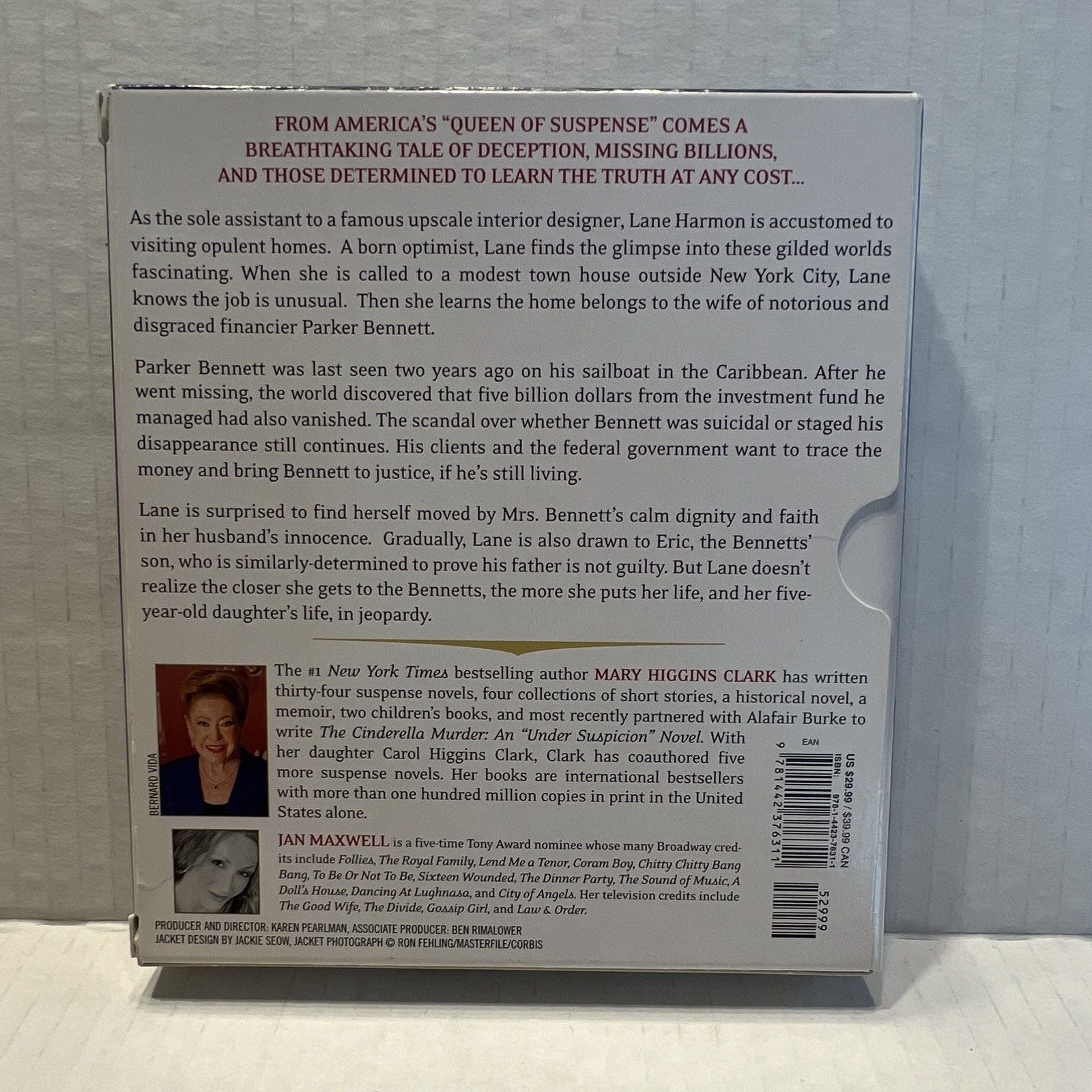 Mary Higgins Clark Unabridged Audiobook Audio CD Lot 5: Sleeping Beauty Killer 9