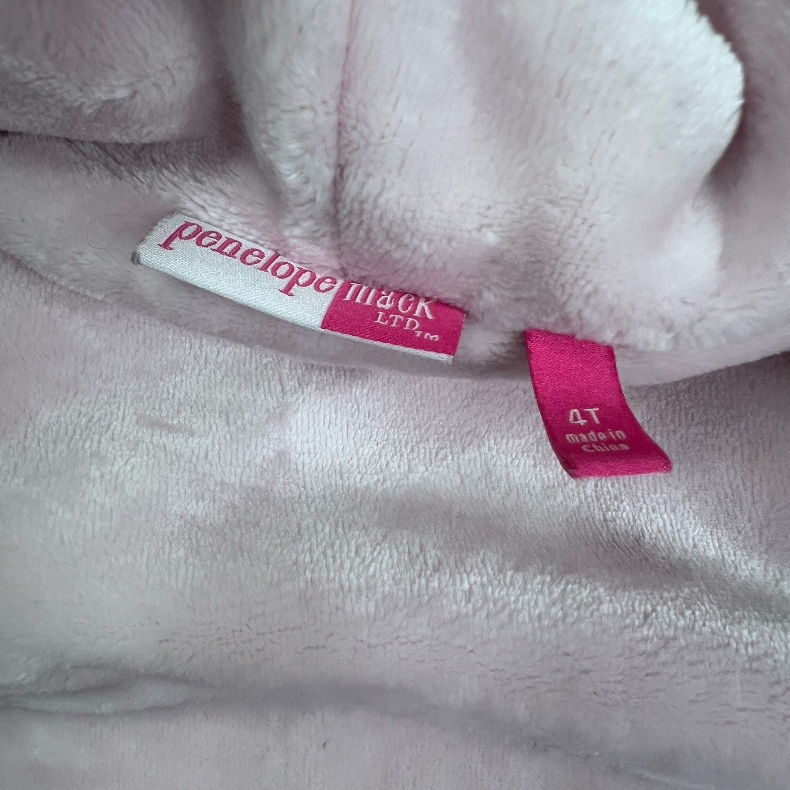 Penelope Mack Ltd Girls Unicorn Hooded Full Zip Puffer Jacket Pink/White 4T 4