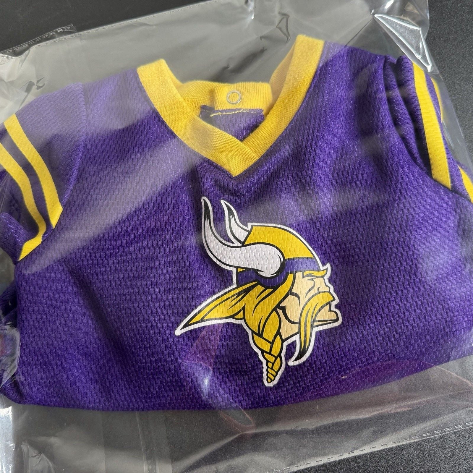 NFL Team Apparel Minnesota Vikings Logo Dress & Bloomers 2-Piece Set 0-3M 5