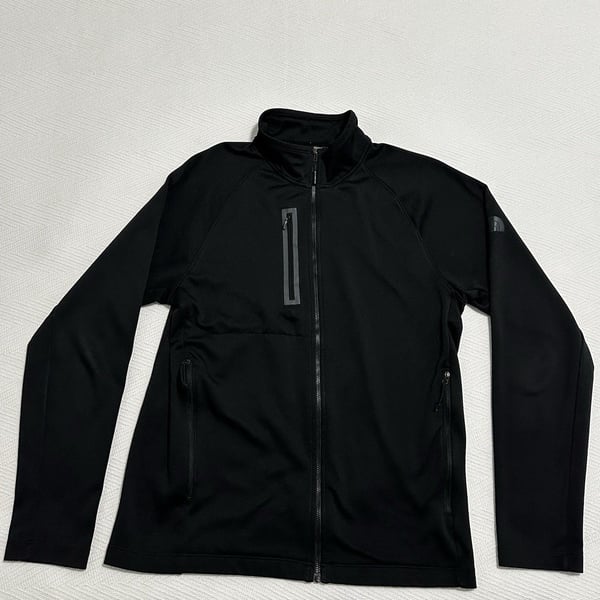 THE NORTH FACE Size M Men’s Full Zip Hardfaced Jacket Black Performance Outdoor