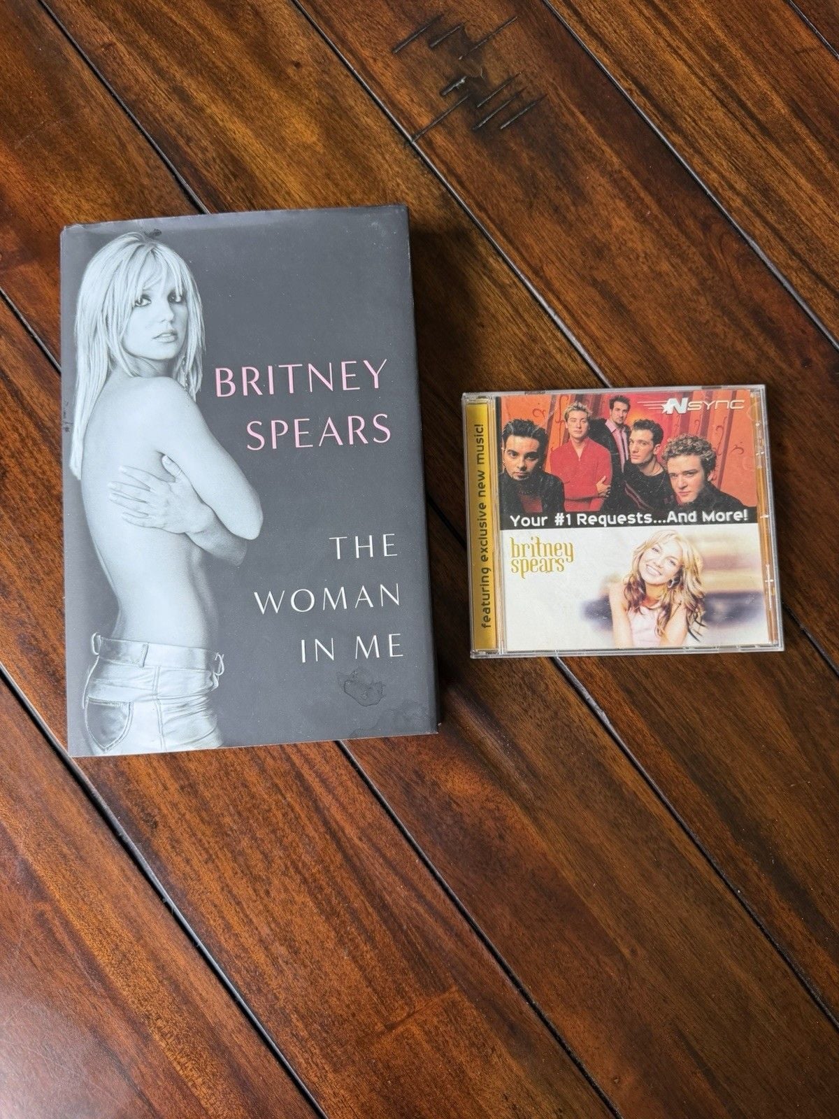 Britney Spears The Woman in Me Hardcover + NSYNC McDonald’s 2000 Promo CD Y2K 1