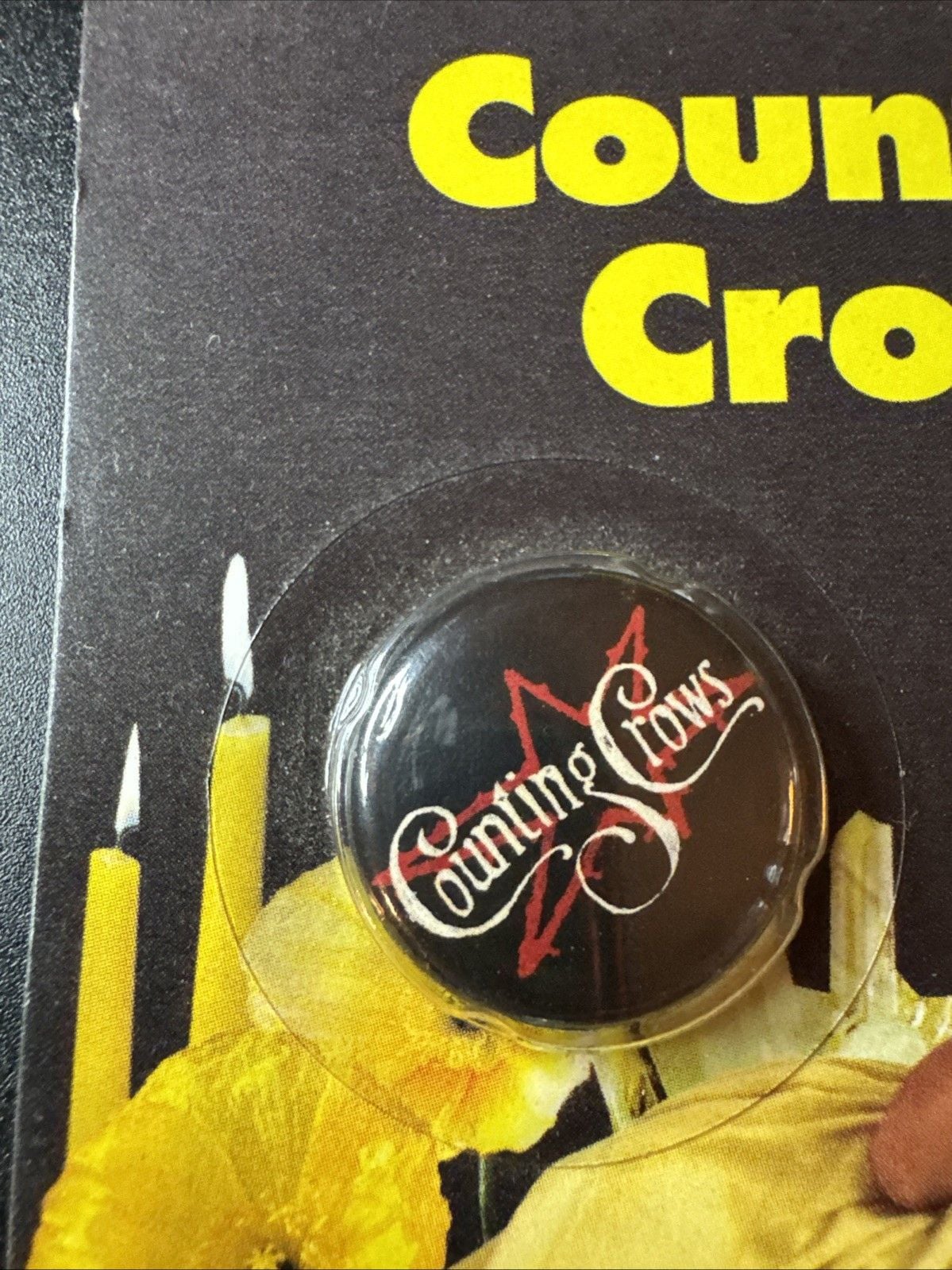 Counting Crows Music Band Set of 4 New Sealed Pins Exclusive VIP Buttons 2