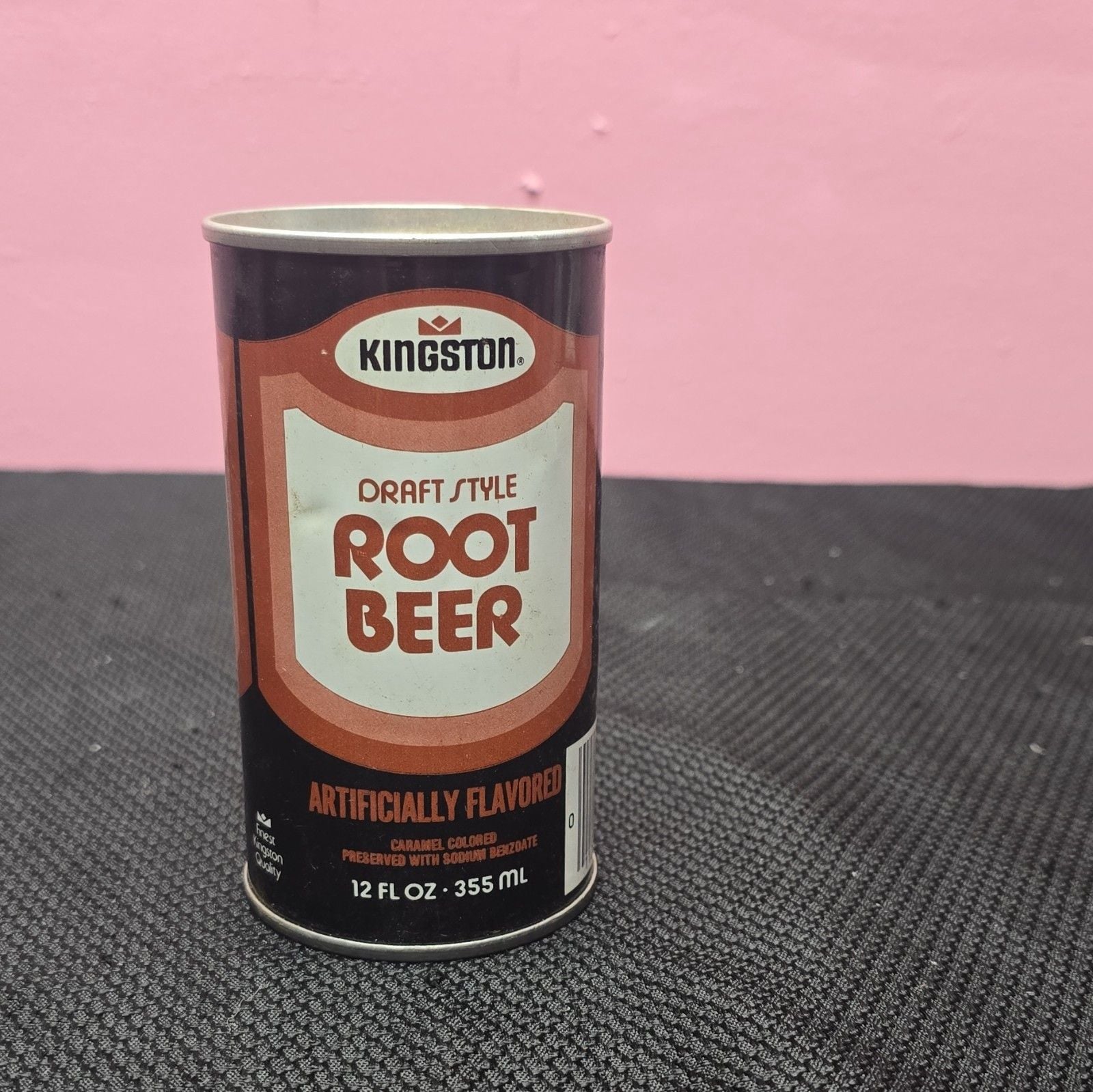 Kingston Soda Advertising Cans Lot of 4 12 oz Orange Grape Cherry Cola Root Beer 3