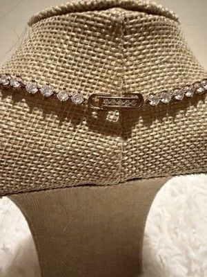 Rose Gold Cubic Zirconia Teardrop bridal Jewelry Set Necklace & Earrings 6