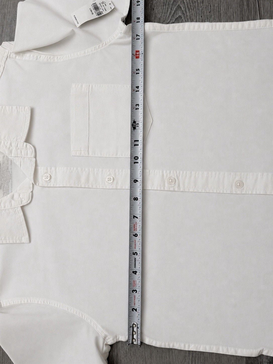 NWT Old Navy Boys L 10-12 White Oxford School Uniform Button Down Shirt 6