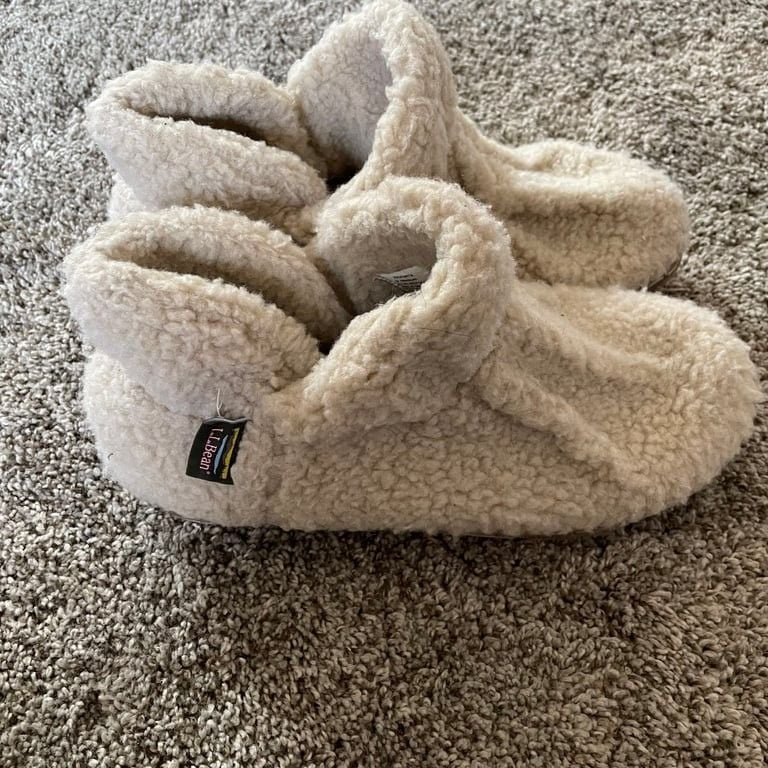 L.L. Bean Women's Size 9 Cozy Sherpa Boot Slippers Winter Warm 7
