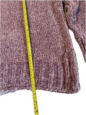 Cynthia Rowley Women's Sweater Lavender Crew Long Sleeve 5