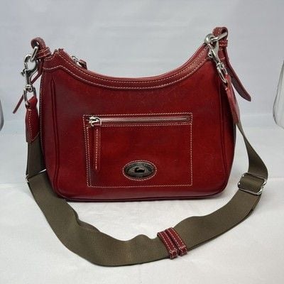 Dooney & Bourke Bordeaux Florentine Toscana Large Crossbody Hobo 2
