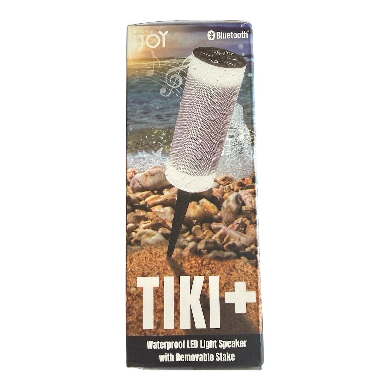 iJOY TIKI+ Waterproof Bluetooth LED Light Speaker Removable Stake FM Radio NEW 3