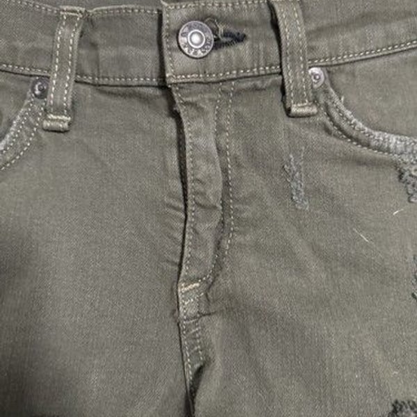 Rag & Bone for Intermix 24 Stretch denim low rise shorts 2 in inseam  Army Green