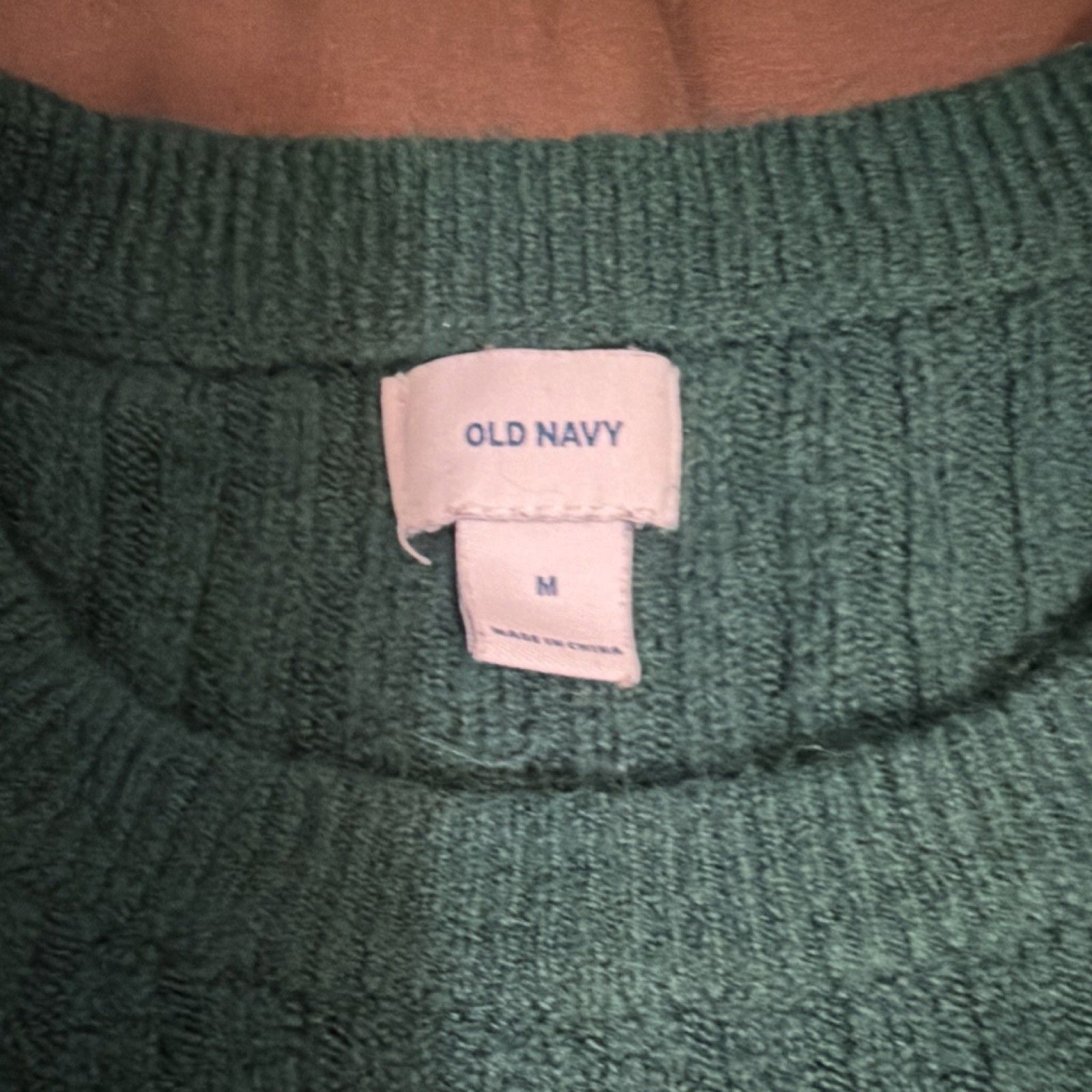 Old Navy Green Ribbed Knit Pullover Sweater Women's 3