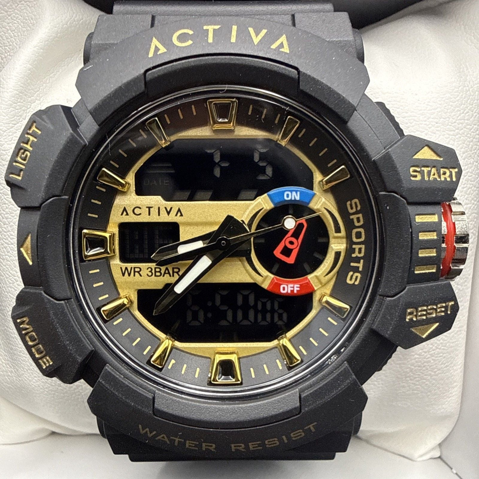 Activa Vord X Digital Men’s Watch Black 49mm ACW8043-002 New In Box 3