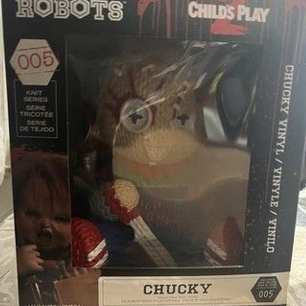 Chucky Handmade By Robots 12” 005 Vinyl Knit Series Costco Exclusive
