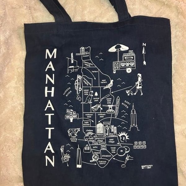 NYC - denim Tote Bag