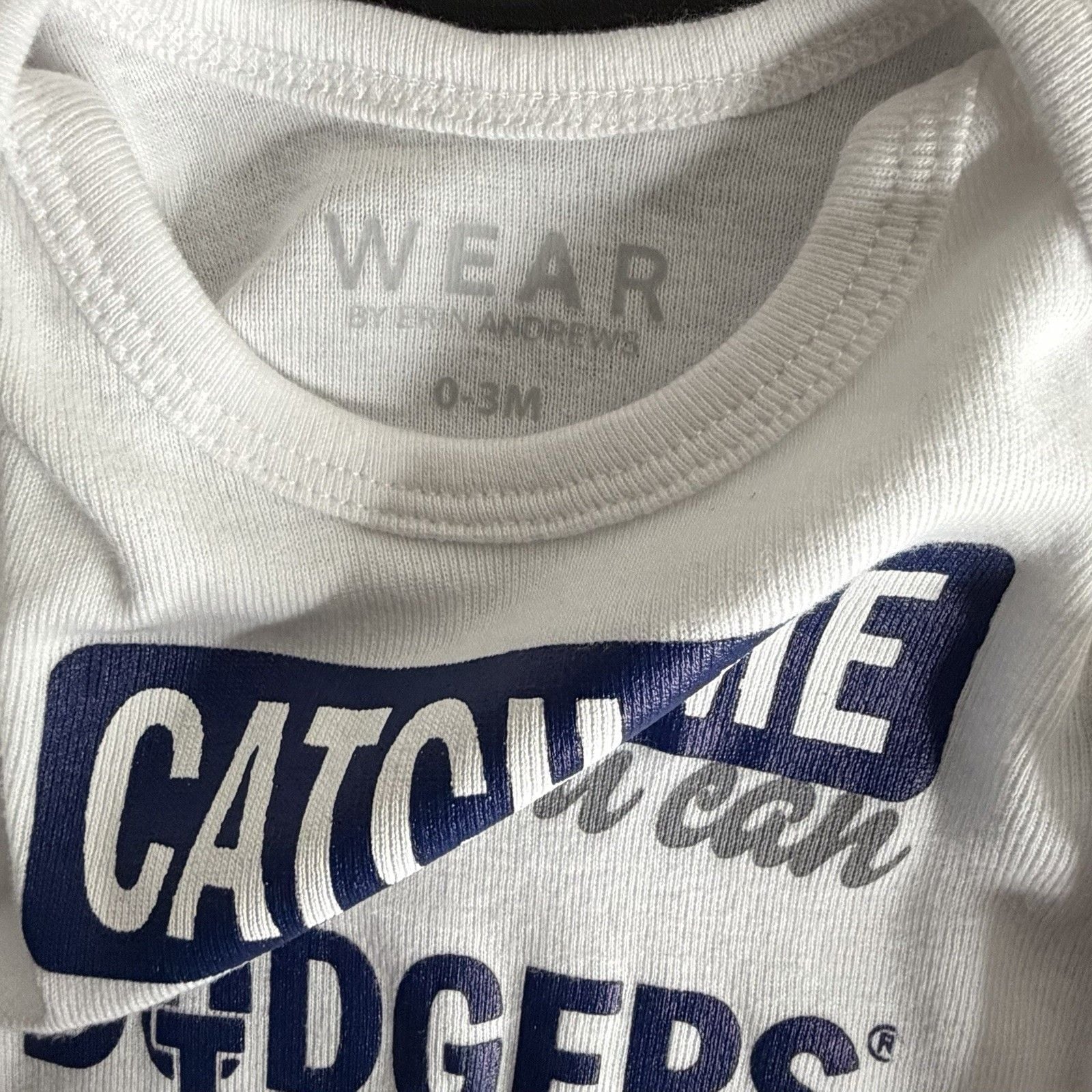 WEAR Los Angeles Dodgers MLB 2-Pack Baby Long Sleeve Bodysuits 0-3M Blue White 4