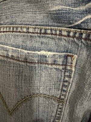 Vintage Levis SilverTab Baggy Jeans 33x30 Light Wash Y2K 90s Skater Loose Fit 6