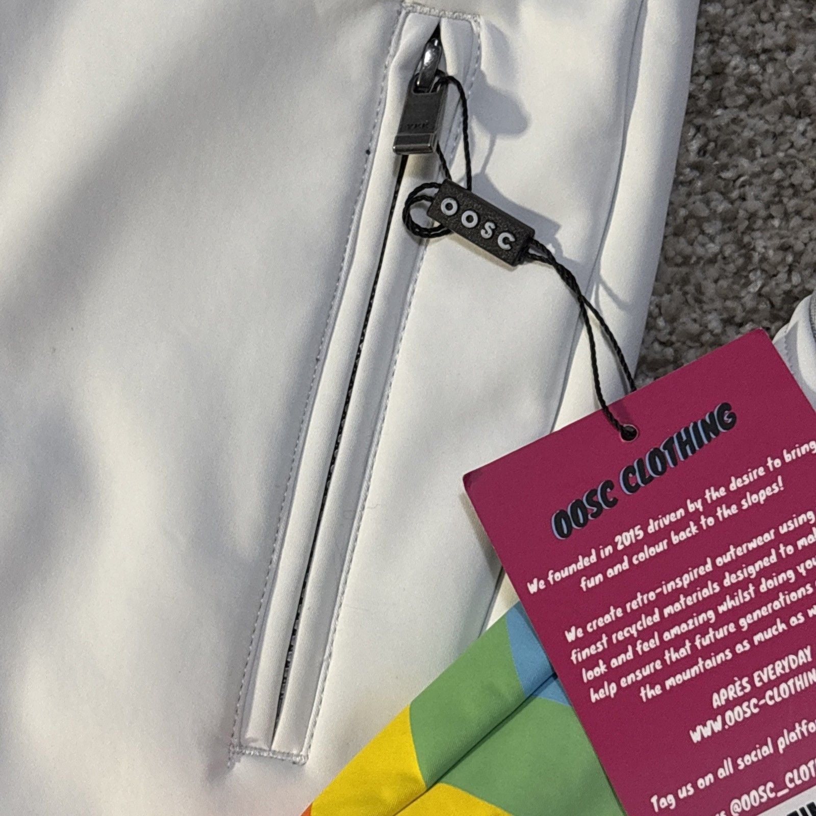 OOSC Female’s Rainbow Road Ski Suit Size XL New with tags MSPR $549 9
