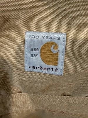 Carhartt Men’s Brown Canvas Coveralls 1889-1989 40MRZ Sz52 100 year anniversary 6