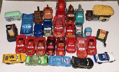 Disney Pixar Cars Mixed (Lot of 29) DieCast Toy Lightning McQueen And Other Rare 2