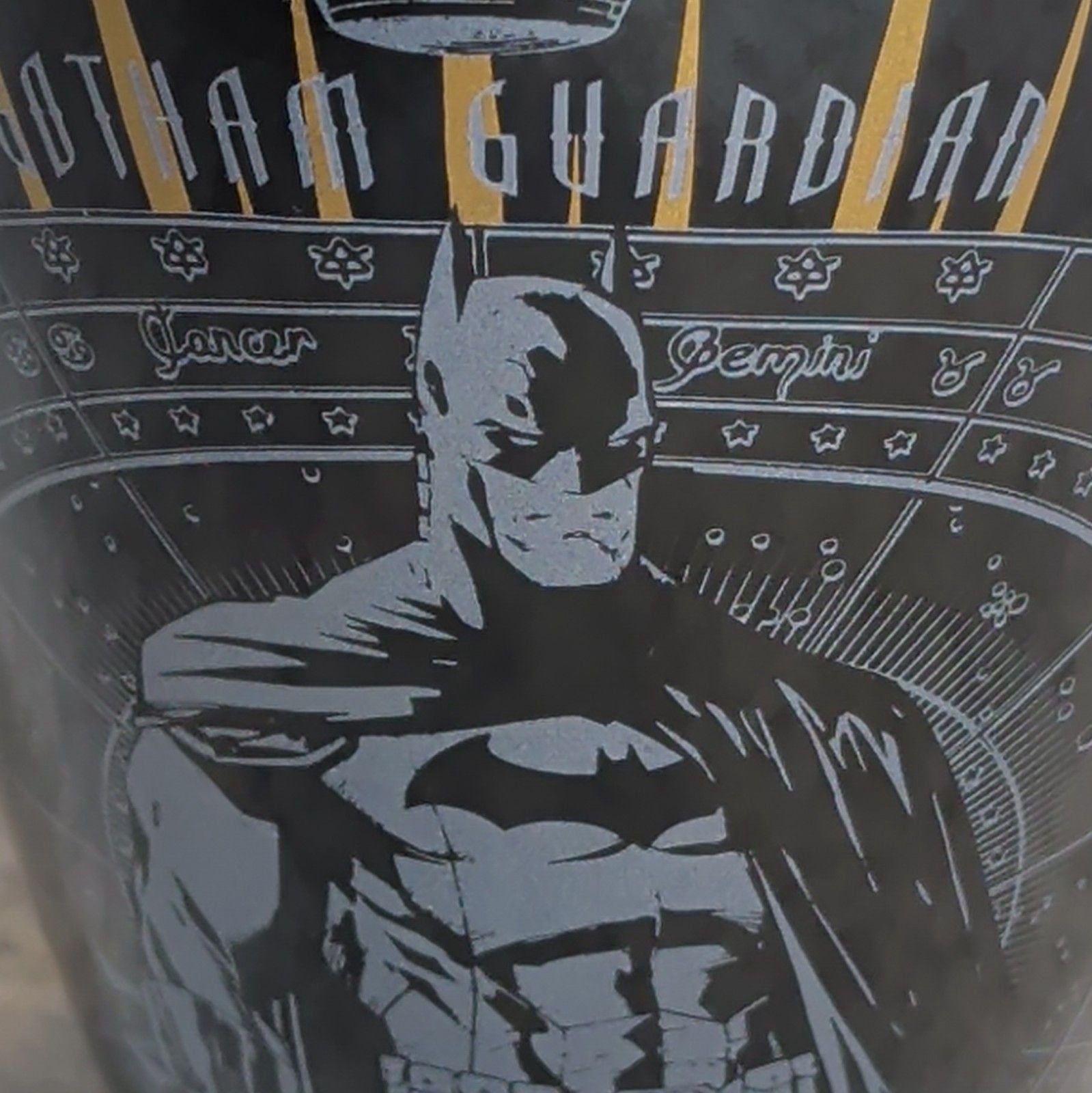 Six Flags Batman Gotham Guardian Mug 2015 DC Comics Ceramic Coffee Cup 3D Oval 6