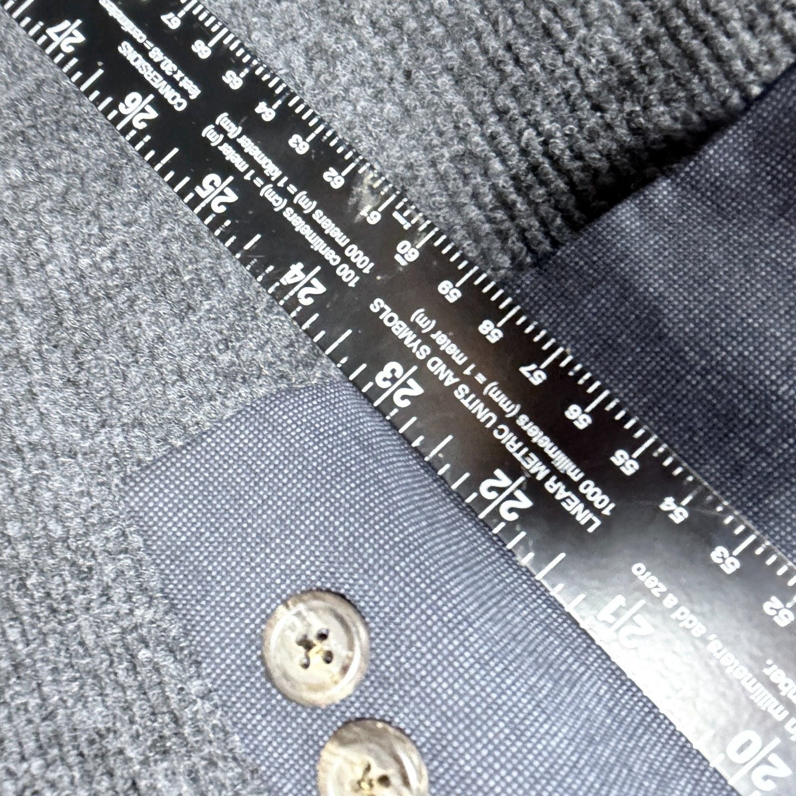Vintage Brooks Brothers Pure Wool Suit 2 Pc Gray Blue Check Plaid 43R W38 L29.5 6