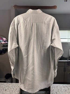 Hathaway Men’s Button Down Business Casual Oxford White 100% Combed Cotton Large 4