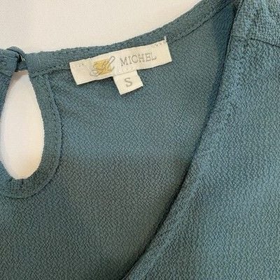 Women's Wild Pine Round-Neck Tulip Sleeve Blouse Top Small 4