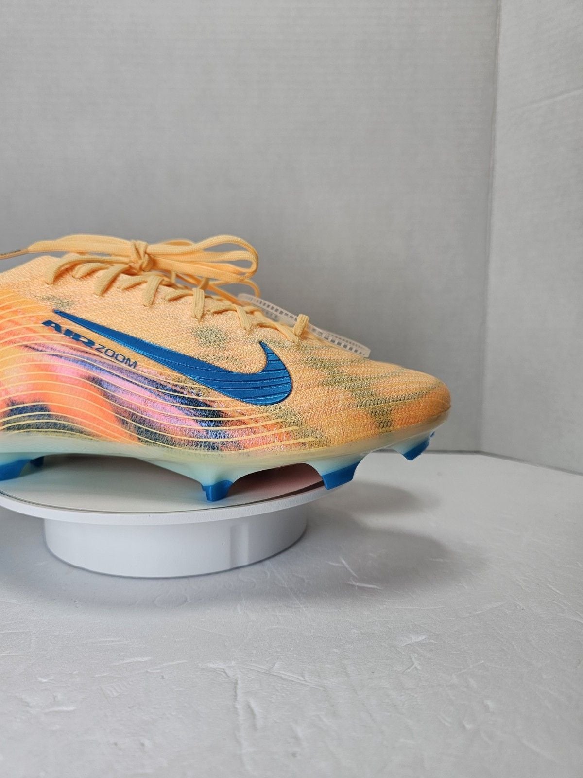 Nike Mercurial Vapor 16 Elite FG Mbappe US 9 Melon Tint Soccer Cleats FQ8683-801 12