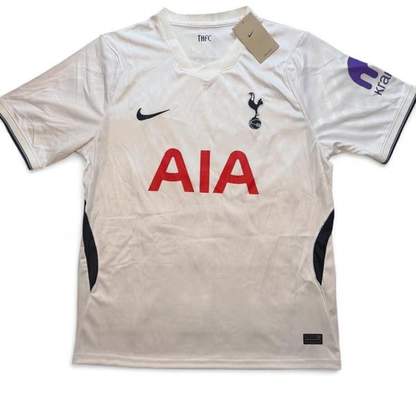 Nike Tottenham Hotspur 2026/27 Home Jersey White with Blue number 22 Marmoush on the back size XL dimensions are in the pictures Brand new with tags.