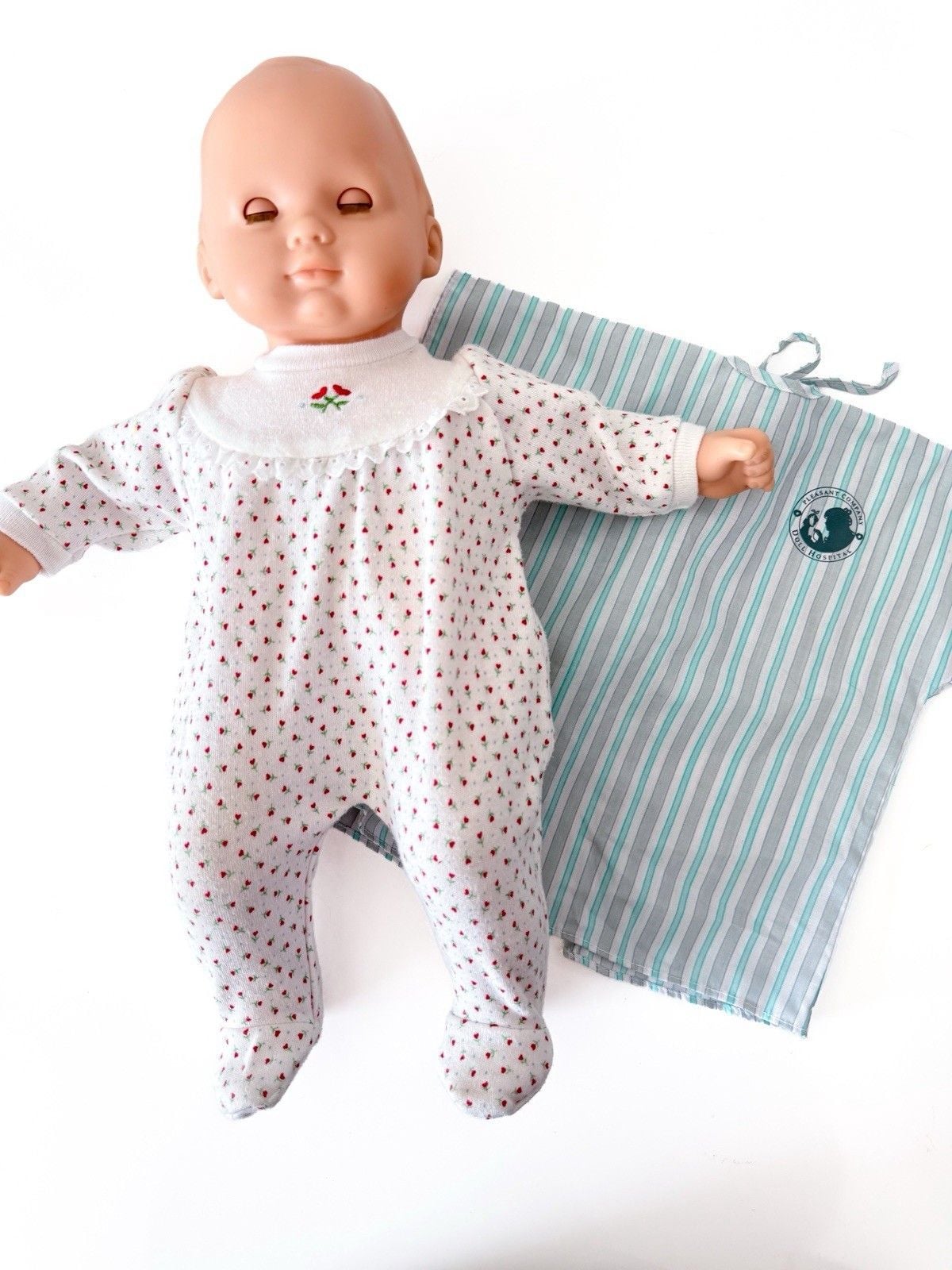 American Girl Doll Pleasant Co Bitty Baby 15" Blonde Hair Blue Eyes Soft Body 1