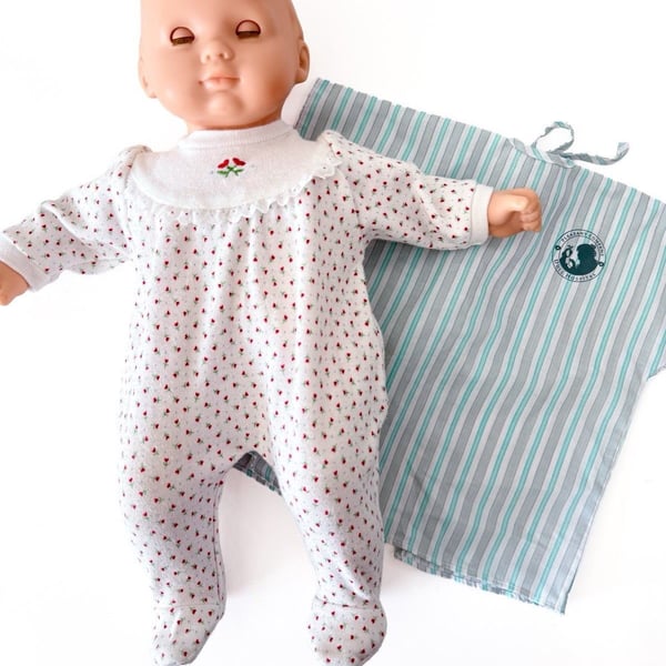 American Girl Doll Pleasant Co Bitty Baby 15" Blonde Hair Blue Eyes Soft Body