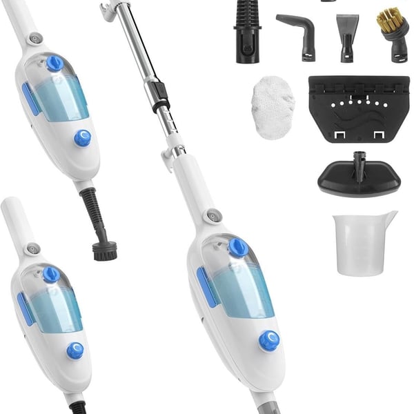 Steam Mop for Floor Cleaning, 10in1 Multi Purpose Handheld Steamer Cleaner