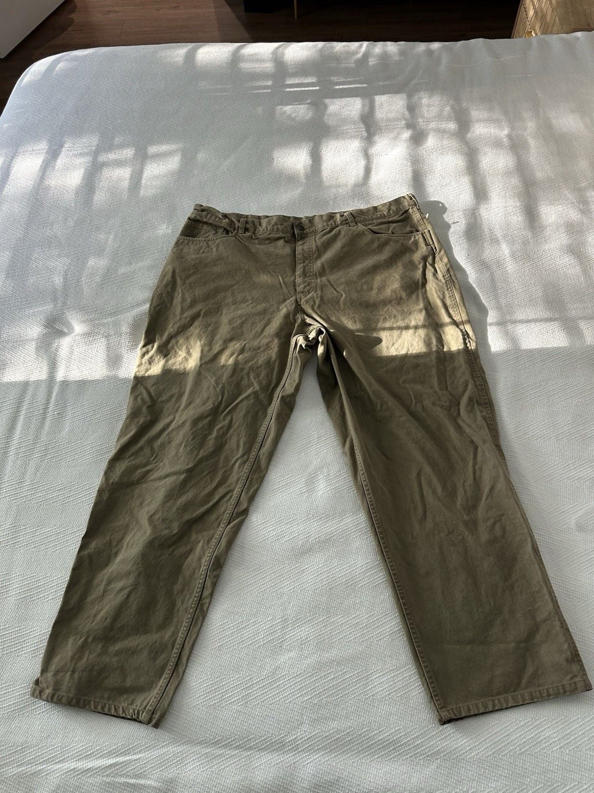 Sorel Pants Mens Size 44 Flannel Lined Carpenter Workwear Canvas Twill 2
