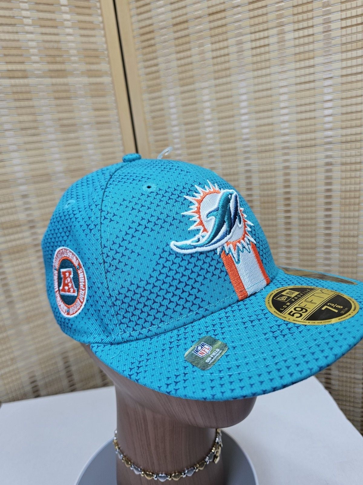 New Era Miami Dolphins 59FIFTY Fitted Hat Aqua Size 7 3/8 8