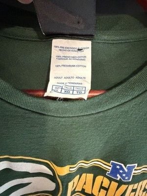 NFL Team Apparel Green Bay Packers NFL Football T-Shirt Shirt XL Green Yellow 4