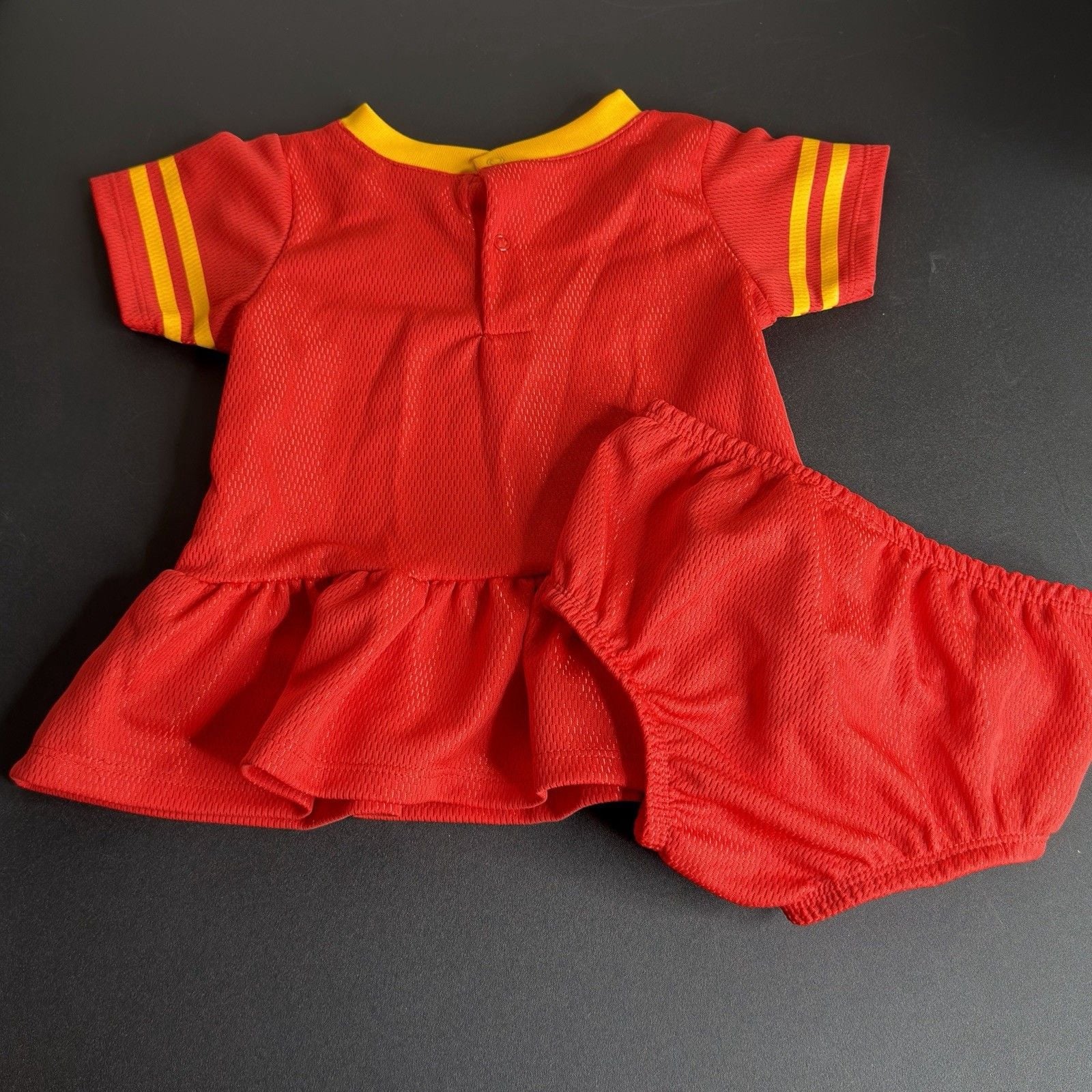 Gerber NFL Kansas City Chiefs Logo Dress & Bloomers 2-Piece Set 3-6M 5