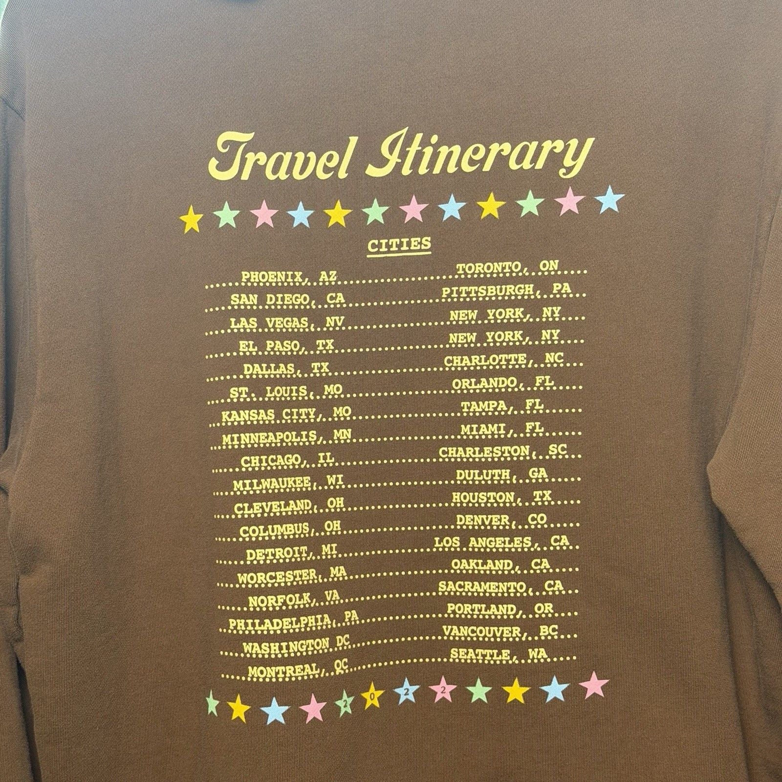 Golf Wang Tyler The Creator Call Me If You Get Lost Tour Hoodie Brown Mens M 9