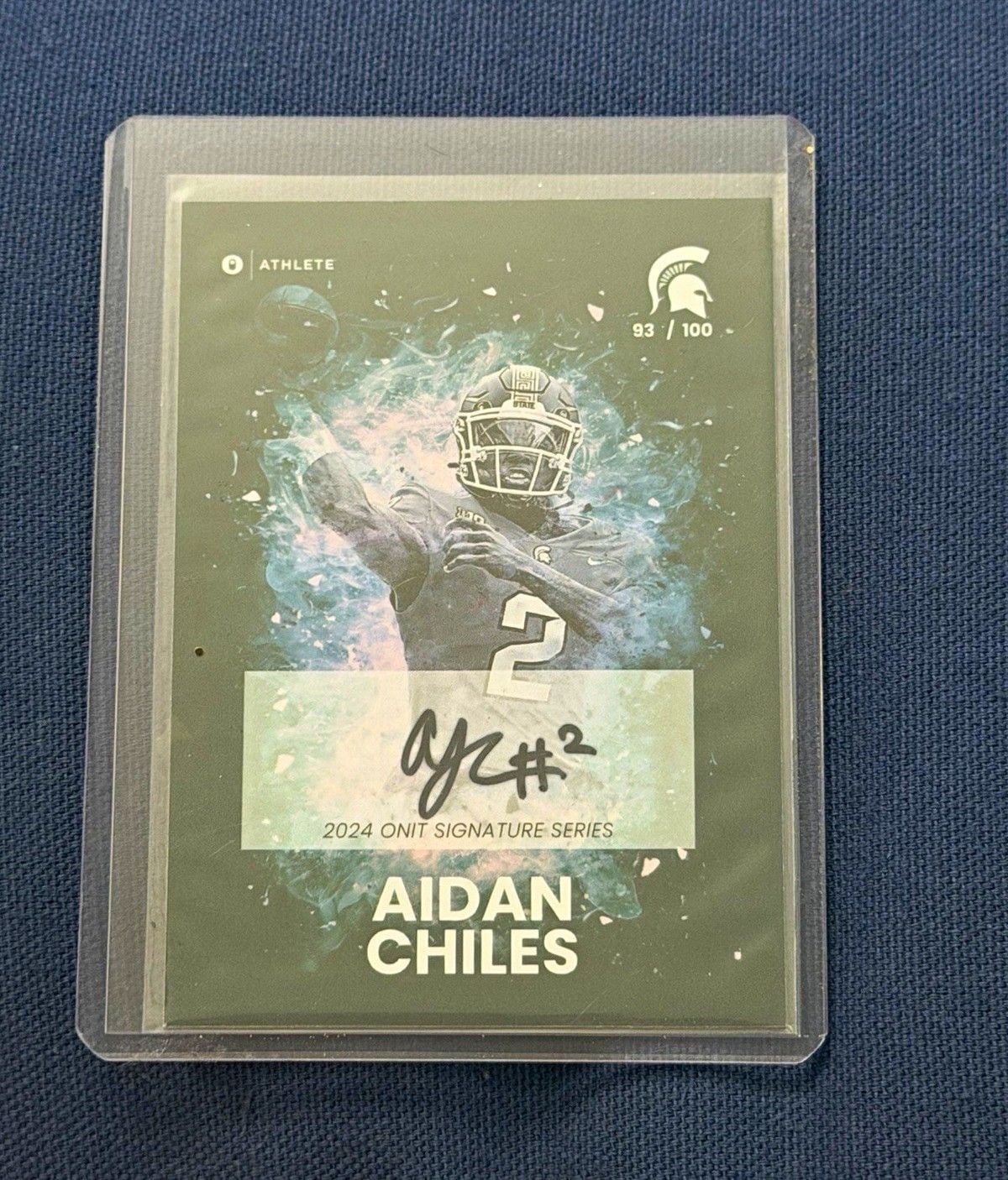 ONIT 2024 Signature Series Aidan Chiles Auto SP Football Card S-1 /100 1
