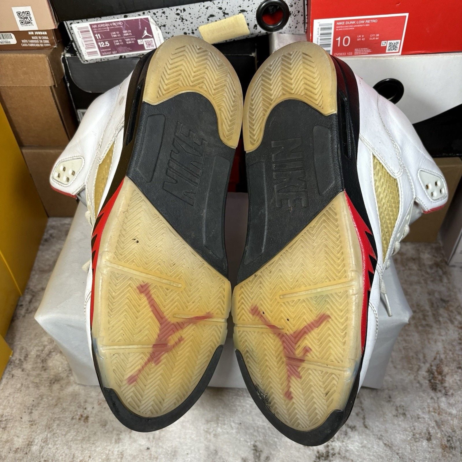 Size 11.5 - Jordan 5 Retro Mid Fire Red 6