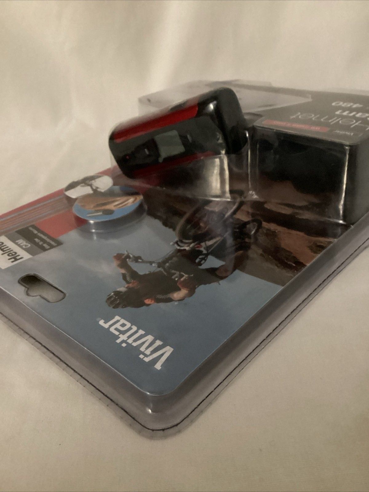 Vivitar DVR 480 Helmet Camcorder - Red - NEW/SEALED 8