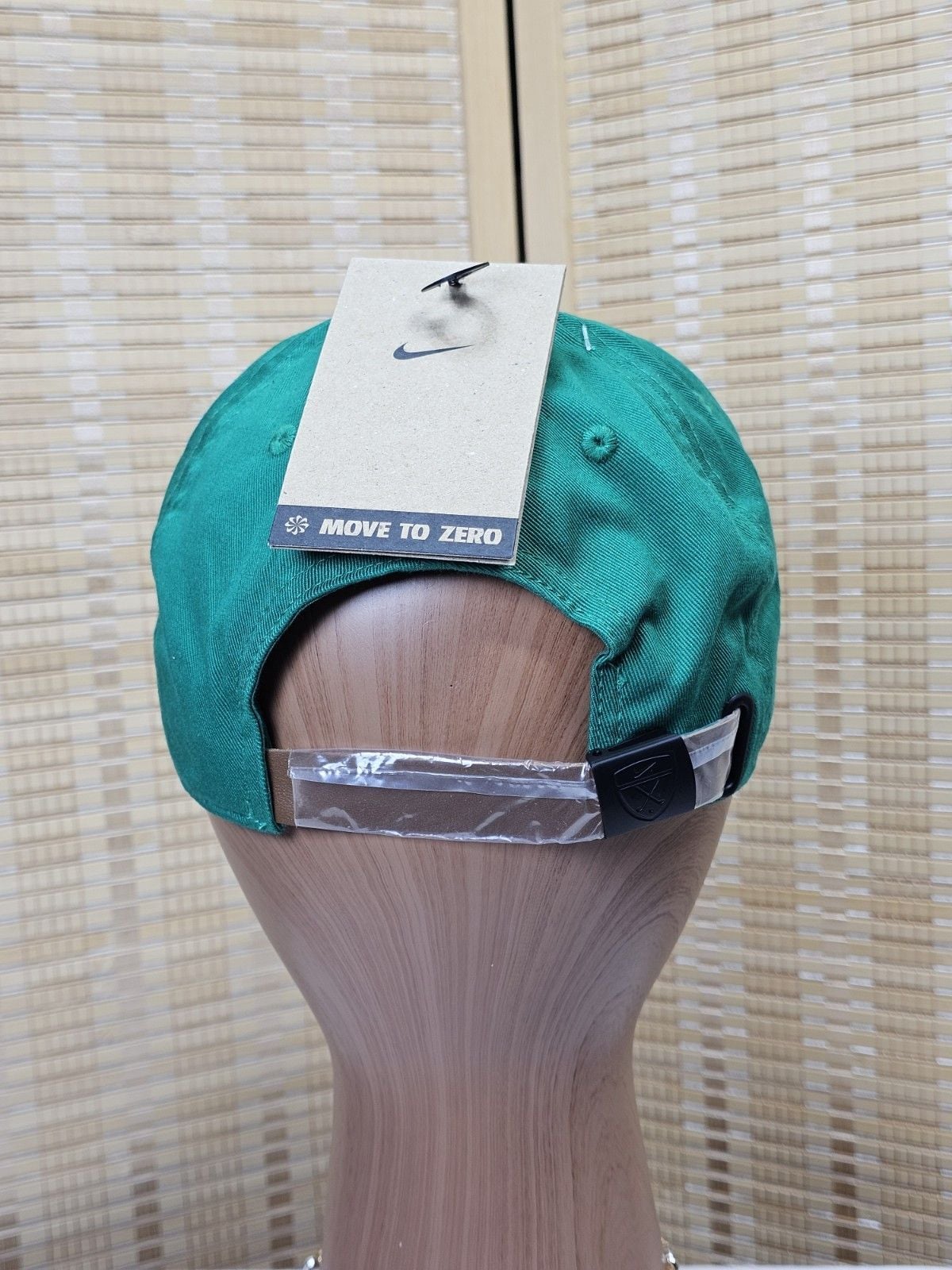 Nike Club Cap Green Adjustable Hat M/L Move to Zero 5