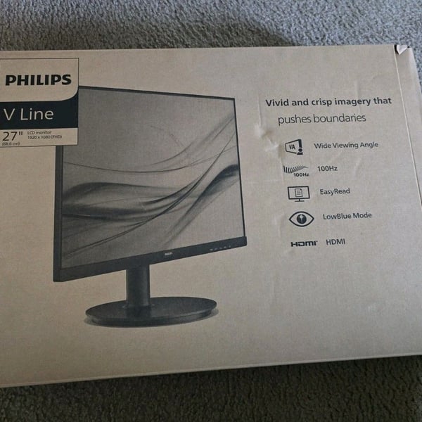 Philips V-Line 271V8LB/39 27" Full HD Monitor Hdmi Built In Speakers