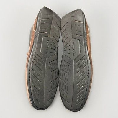 Ecco Men’s Casual Comfort Penny Loafers Chocolate Brown Leather Size 10.5 44 9